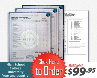 Fake Transcripts - Fake College Transcripts, Fake High School Transcripts, Fake University Transcripts, Fake International Transcripts